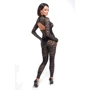 Комбінезон Noir Handmade F299 Enigma lace catsuit with underbust bodice Black, S: Вид Комбинезоны