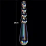 Фалоімітатор LoveToy Twilight Gleam Glass Dildo Rising Ripples: Тип Двухсторонние