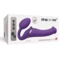 Безремневой страпон з вібрацією Strap-On-Me Vibrating Violet M: Довжина, см 15.6