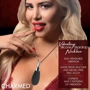 Ожерелье с подвеской вибратором Charmed Vibrating Silicone Teardrop Neckl, 90 см (чёрный): Для кого Для женщин