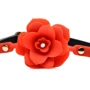 Кляп Master Series Blossom Silicone Rose Gag - Red фото 5