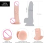 Реалістичний фалоімітатор на присосці ADDICTION - Mark 7,5" Dildo With Balls, Beige: Тип Классические дилдо