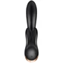 Смарт вибратор кролик с двойным отростком Satisfyer Double Flex Black: Тип и форма Смарт-вибратор, Кролики