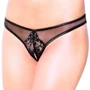 Женские трусики SoftLine - Thongs 2442, M/L (black): Вид Трусы