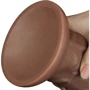 Реалистичный вибратор LoveToy Realistic Chubby Vibrating Dildo Brown 10.5'': Диаметр, см 6.4