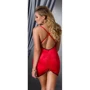 Сексуальний пеньюар Passion LENA CHEMISE red 4XL / 5XL: Вид Пеньюари