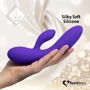 Гибкий вибратор кролик с двумя моторами FeelzToys Lea Rabbit Vibrator Medium Purple: Тип и форма Кролики