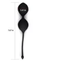 Вагінальні кульки LoveToy iWhizz Luna Kegel Ball Black: Для кого Для женщин