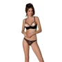 Комплект Passion MARINA SET WITH OPEN BRA black S/M