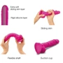 Реалістичний фалоімітатор Strap-On-Me Sliding Skin Realistic Dildo Fuchsia - M: Призначення Вагинальные