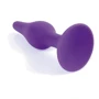 Анальная пробка Boss Series Silicone Purple Plug Large: Особенности С присоской