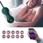 Смарт-тренажер Кегеля Magic Motion – Crystal Duo Smart Kegel Vibrator (бірюзовий): Діаметр кульки, см 3.4