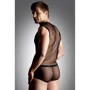 Чоловічий комплект білизни SoftLine - Net set, shirt and thong, M/L (black): Для кого Для мужчин