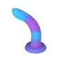 Светящийся в темноте фаллоимитатор ADDICTION - Rave - 8" Glow in the Dark Dildo - Blue Purple фото 8