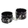 Наручники Leather Double Fix Leg Cuffs, Black