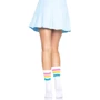 Шкарпетки жіночі в смужку Leg Avenue Pride crew socks Pansexual, 37–43 размер: Декор Без декора