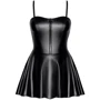 Сукня Noir Handmade F308 Dreamer wetlook corset mini dress with front zipper Вlack, XXL: Матеріал Полиэстер