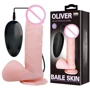 Реалістичний вібратор LYBAILE Oliver 9,5" Vibrating Dildo Flesh