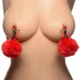 Затискачі для сосків Charmed Pom Pom Nipple Clamps Red: Виробник Charmed