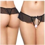 Жіночі стрінги SoftLine - G-String 2501, M/L (black)