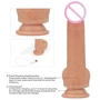 Вибратор с ротацией и подогревом LoveToy Dual-Layered Silicone Nature Cock Anthony 8.5" Flesh: Для кого Унисекс