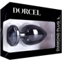 Металева анальна пробка із кристалом Dorcel - Diamond Plug Black M: Тип Анальні пробки