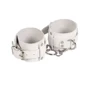 Наручники Leather Dominant Hand Cuffs, white: Колір білий