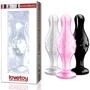 Скляний фалоімітатор Love Toy Glass Romance Dildo 4.5" Black: Тип Классические дилдо