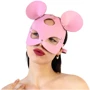 Кожаная маска мышки Art of Sex - Mouse Mask, розовый фото 4