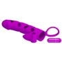 Насадка на член LYBAILE Pretty Love Penis Sleeve With Ball Strap 6" Purple: Призначення Для увеличения