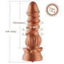 Фалоімітатор-насадка Hismith Spiral Grain Silicone Dildo Monster Series: Наявність вібрації  Нет