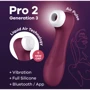 Вакуумный клиторальный стимулятор Satisfyer Pro 2 Generation 3 with Liquid Air Connect App Wine Red: Для кого Для женщин