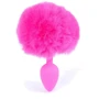 Анальна пробка S з хвостом BOSS of TOYS Boss Series - Silicon PLUG Bunny Tail Pink, BS6400099: Тип Анальные пробки