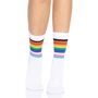 Шкарпетки жіночі в смужку Leg Avenue Pride crew socks Rainbow, 37–43 розмір