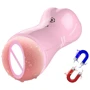 Мастурбатор с вибростимуляцией FOXSHOW Vibrating and Flashing Masturbation Cup Pink USB 7+7 Function, BS6300022 фото 9