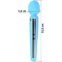 Вібромасажер BOSS of TOYS Boss Series - Massager Genius USB Blue 10 Function (BS2200020): Довжина, см 31.5