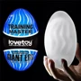 Мастурбатор LoveToy Traning Master Giant Egg Masturbator Blue: Материал TPE (термопластичный эластомер)