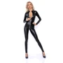 Комбінезон Noir Handmade F293 Powerwetlook catsuit with front zipper Black, XXL