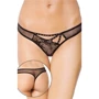 Женские трусики SoftLine - Thongs 2441, M/L (black)