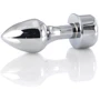 Анальная пробка с кристаллом Metal By Toyfa Silver anal plug: Наличие вибрации Нет