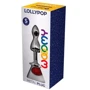 Анальний затор Wooomy Lollypop Double Ball Metal Plug Red S: Наявність вібрації  Нет