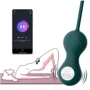 Смарт-тренажер Кегеля Magic Motion – Crystal Duo Smart Kegel Vibrator (бірюзовий): Матеріал Силикон