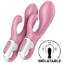 Вібратор-кролик Satisfyer Air Pump Bunny 2: Тип і форма Кролики