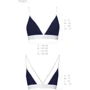 Спортивный топ с двойными бретелями Passion PS007 TOP navy blue, size L: Применение На грудь