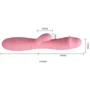 Вібратор Pretty Love Snappy Vibrator Flesh (рожевий): Довжина, см 19.5