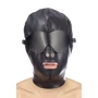 Шолом БДСМ зі знімною маскою Fetish Tentation BDSM hood in leatherette with removable mask