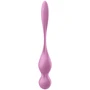 Вагинальные шарики с вибрацией Satisfyer Love Birds 1 Connect App Pink: Особенности Влагозащищенные, Соединены между собой