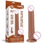 Фаллоимитатор LoveToy Sliding-Skin Dual Layer Dong 9" Brown: Назначение Вагинальные