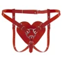 Трусики Серце для страпону Feral Feelings - Hearts Strap-on Belt Red