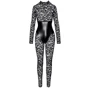 Комбінезон Noir Handmade F299 Enigma lace catsuit with underbust bodice Black, S: Матеріал Полиамид